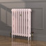 CI-RK760-PNK-FB-LS02 - Rook Pink 2 Column Victorian Cast Iron Radiator H760mm x W653mm CI-RK760-PNK-FB-LS02 - Rook Pink 2 Column Victorian Cast Iron Radiator H760mm x W653mm